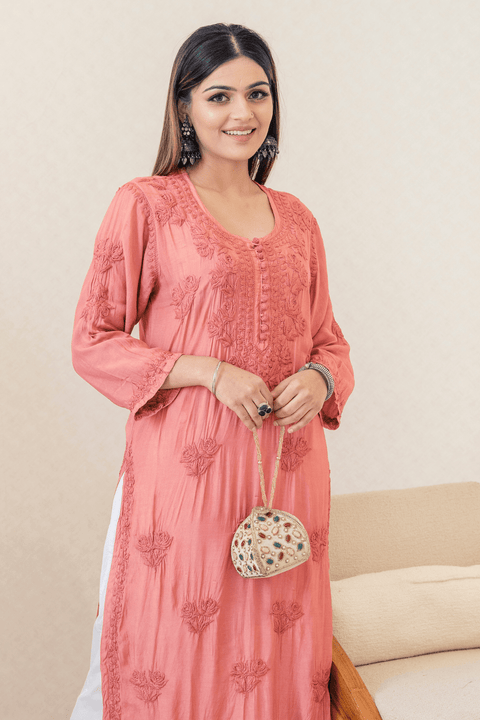 Faiza Velvet Gold Potli Bag