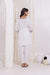 Indira Cotton Flex Afghani Kurta Set- White (Set of 2)