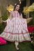 Ditya Cotton Handblock Printed Anarkali Suit Set with Mulmul Dupatta- Pink (Set of 3)